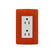 Placa Sanelec Línea Wooden con Contacto Doble Aterrizado 127V | SE345127