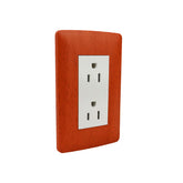 Placa Sanelec Línea Wooden con Contacto Doble Aterrizado 127V | SE345127  - imagen 2