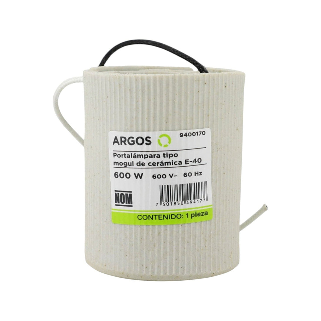 Portalámpara de Cerámica Argos Entrada Mogul E-39 660W 9400170