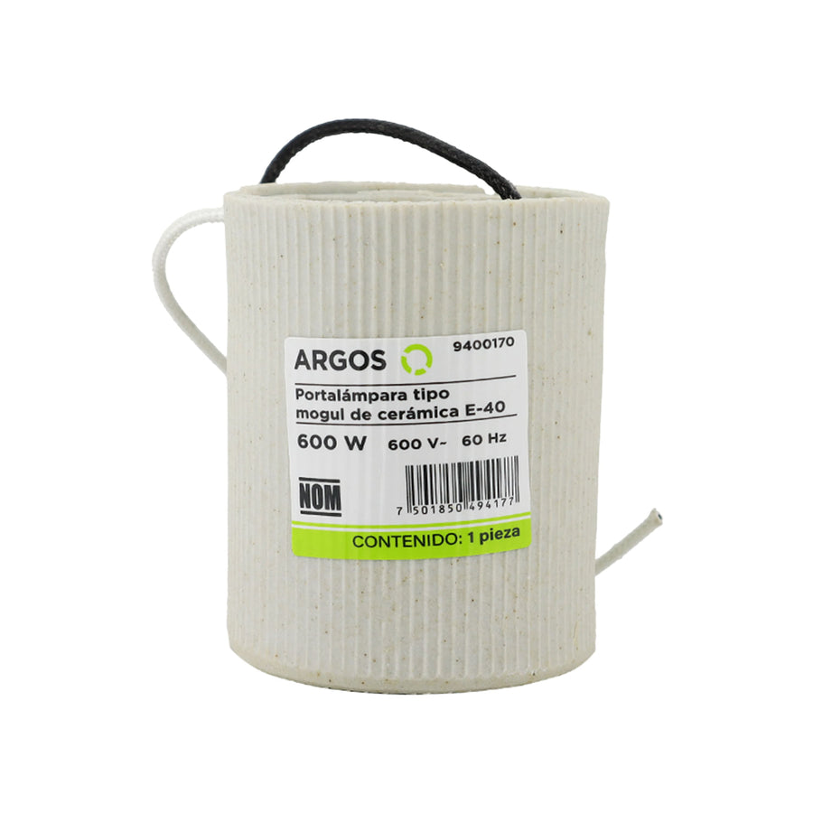 Portalámpara de Cerámica Argos Entrada Mogul E-39 660W 9400170