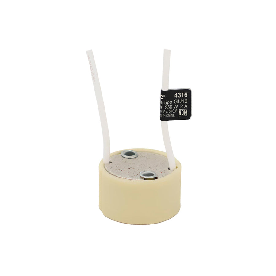 Portalámpara de Porcelana Sanelec para Foco LED con Base GU10