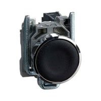 Pulsador Schneider Electric Harmony XB4BA21, Negro, 22 mm, 1 NA, Retorno por Resorte