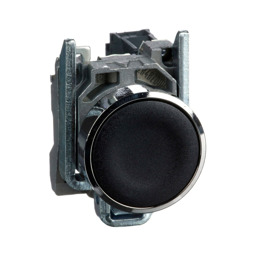 Pulsador Schneider Electric Harmony XB4BA21, Negro, 22 mm, 1 NA, Retorno por Resorte