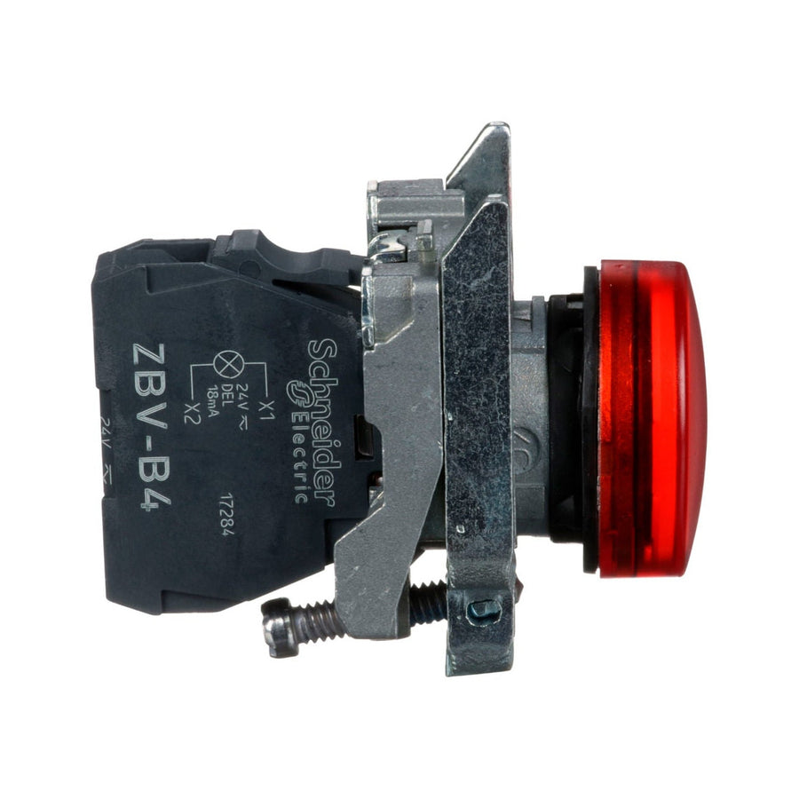 Pulsador Schneider Electric Harmony XB4BA42, Rojo, 22 mm, 1 NC, Retorno por Resorte - imagen 2