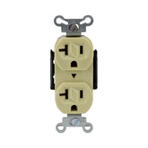 Receptáculo Dúplex Arrow Hart 2P 3H 20A 125V NEMA 5-20R Color Marfil