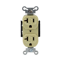 Receptáculo Dúplex Arrow Hart 2P 3H 20A 125V NEMA 5-20R Color Marfil