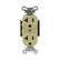 Receptáculo Dúplex Arrow Hart 2P 3H 20A 125V NEMA 5-20R Color Marfil