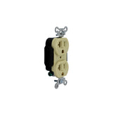 Receptáculo Dúplex Arrow Hart 2P 3H 20A 125V NEMA 5-20R Color Marfil - imagen 4