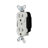 Receptáculo Dúplex Arrow Hart 2P 3H 15A 125V NEMA 5-15R Color Blanco - imagen 2