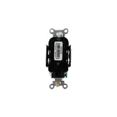 Receptáculo Dúplex Arrow Hart 2P 3H 15A 125V NEMA 5-15R Color Blanco - imagen 3