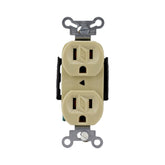 Receptáculo Dúplex Arrow Hart 2P 3H 15A 125V NEMA 5-15R Color Marfil