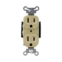 Receptáculo Dúplex Arrow Hart 2P 3H 15A 125V NEMA 5-15R Color Marfil