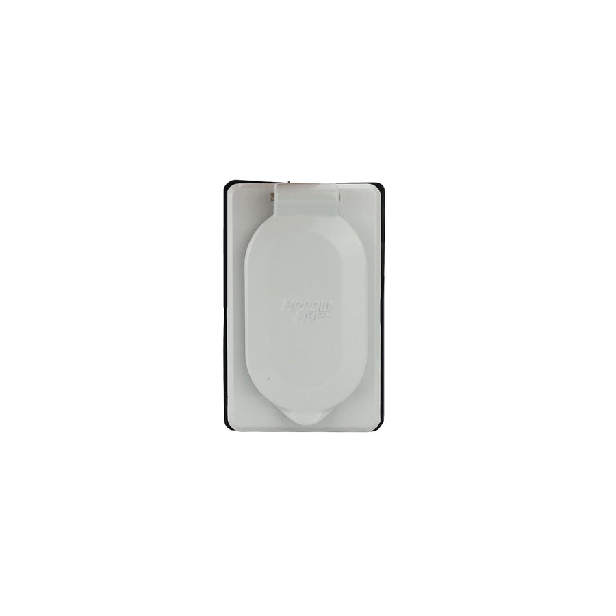 Receptáculo Dúplex con Interruptor y Tapa Arrow Hart, 15A 125V, Uso Exterior