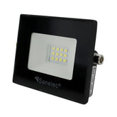 Reflector LED Sanelec Super Slim 10W, 900 Lm, 6500K Luz de Día, IP65 para Exterior