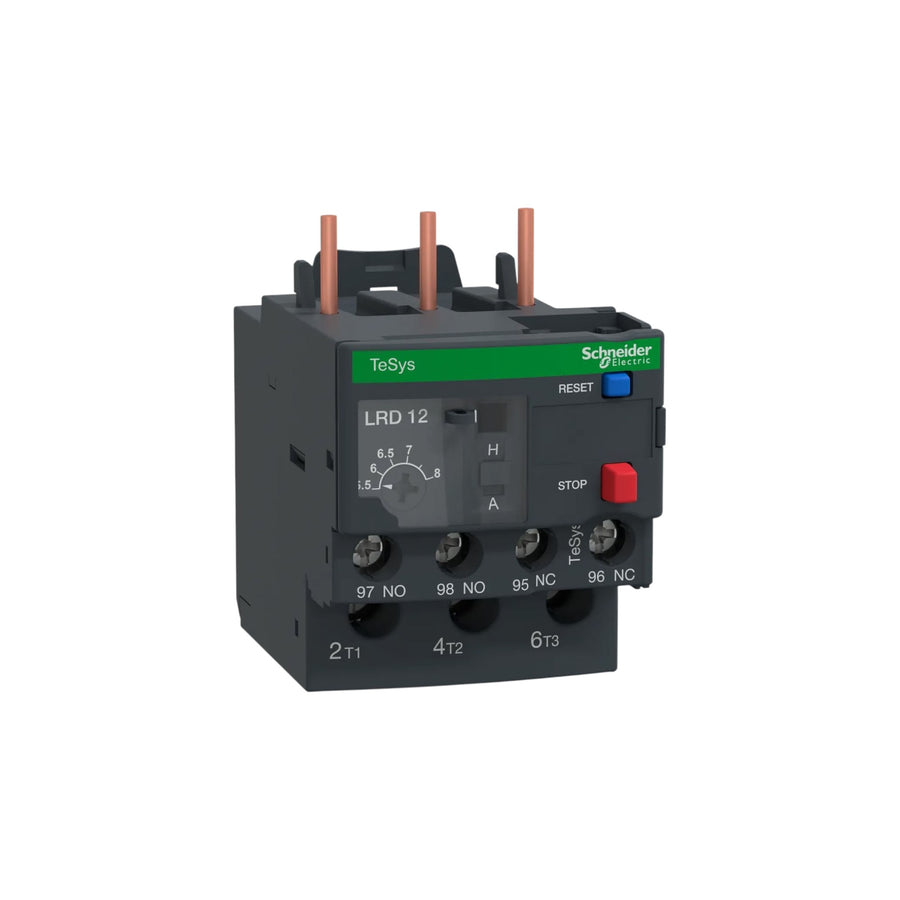 Relevador de Sobrecarga Térmica Schneider Electric LRD12 para Contactor TeSys D 5.5-8A