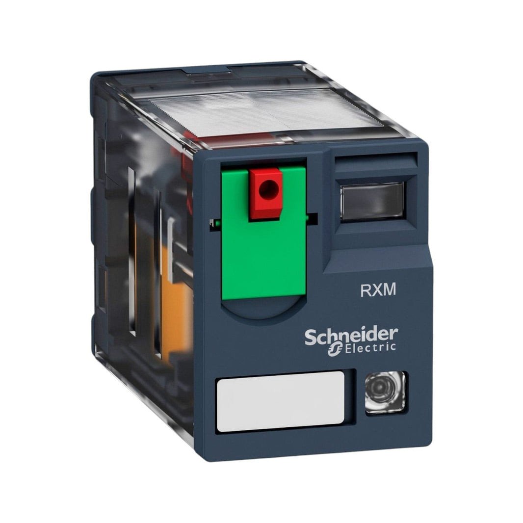 Relevador de Miniatura Enchufable Schneider Electric RXM4AB2F7, 4 Contactos, 6A, 120V CA con LED