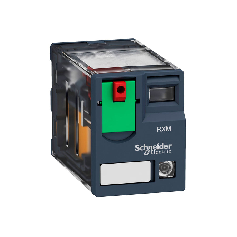 Relevador de Miniatura Enchufable Schneider Electric RXM4AB2F7, 4 Contactos, 6A, 120V CA con LED