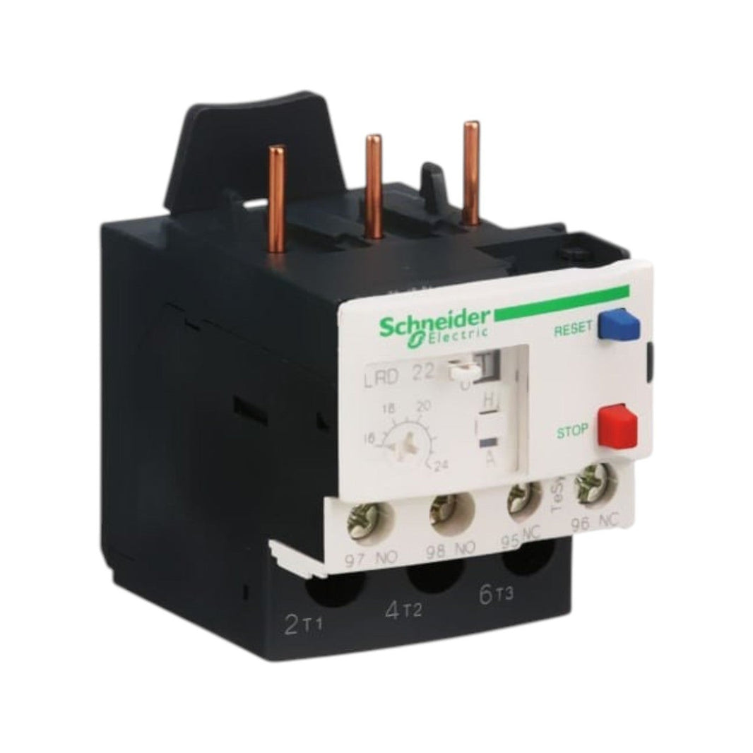 Relevador de Sobrecarga Térmica Schneider Electric TeSys D LRD22, 16...24A, Clase 10A