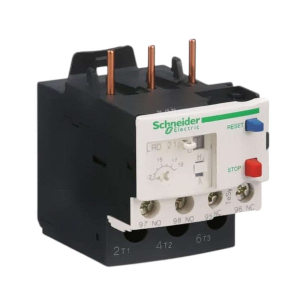 Relevador de Sobrecarga Térmica Schneider Electric LRD21 para Contactor TeSys D 12-18A