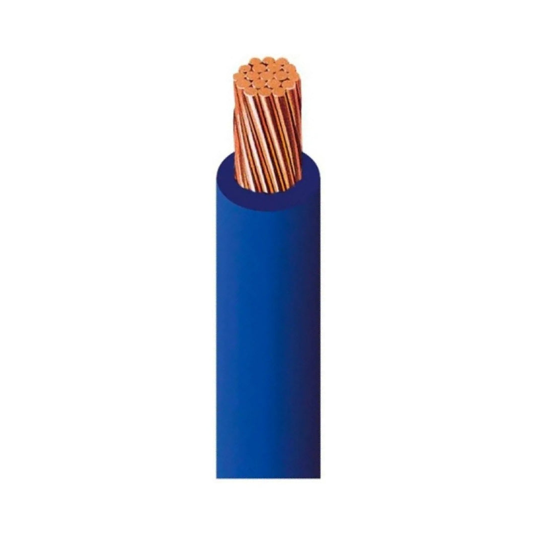 Rollo de 100m de Cable de Cobre THHW-LS Calibre 8 AWG Azul Argos