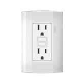 Kit Contacto Dúplex con Falla a Tierra (GFCI) Schneider Electric, 15A, 127V, Blanco