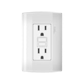 Kit Contacto Dúplex con Falla a Tierra (GFCI) Schneider Electric, 15A, 127V, Blanco