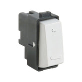 Pulsador Schneider Electric, 10A 127V, 1 Módulo, Blanco