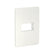 Placa con Soporte Schneider Electric Unica 1 Módulo Color Blanco