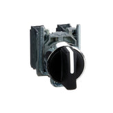 Selector Schneider Electric Harmony XB4BD33, 3 Posiciones, Negro, 22 mm, 2 NA