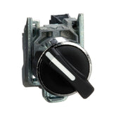 Selector Schneider Electric Harmony XB4BD21, 2 Posiciones, Negro, 22 mm, 1 NA