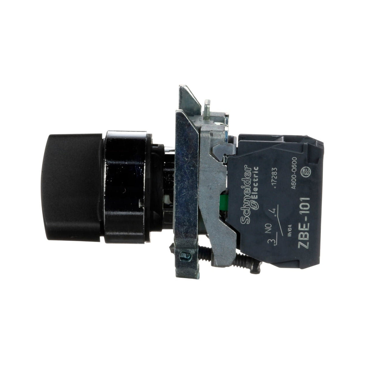 Selector Schneider Electric Harmony XB4BD21, 2 Posiciones, Negro, 22 mm, 1 NA - imagen 3