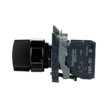 Selector Schneider Electric Harmony XB4BD21, 2 Posiciones, Negro, 22 mm, 1 NA - imagen 3