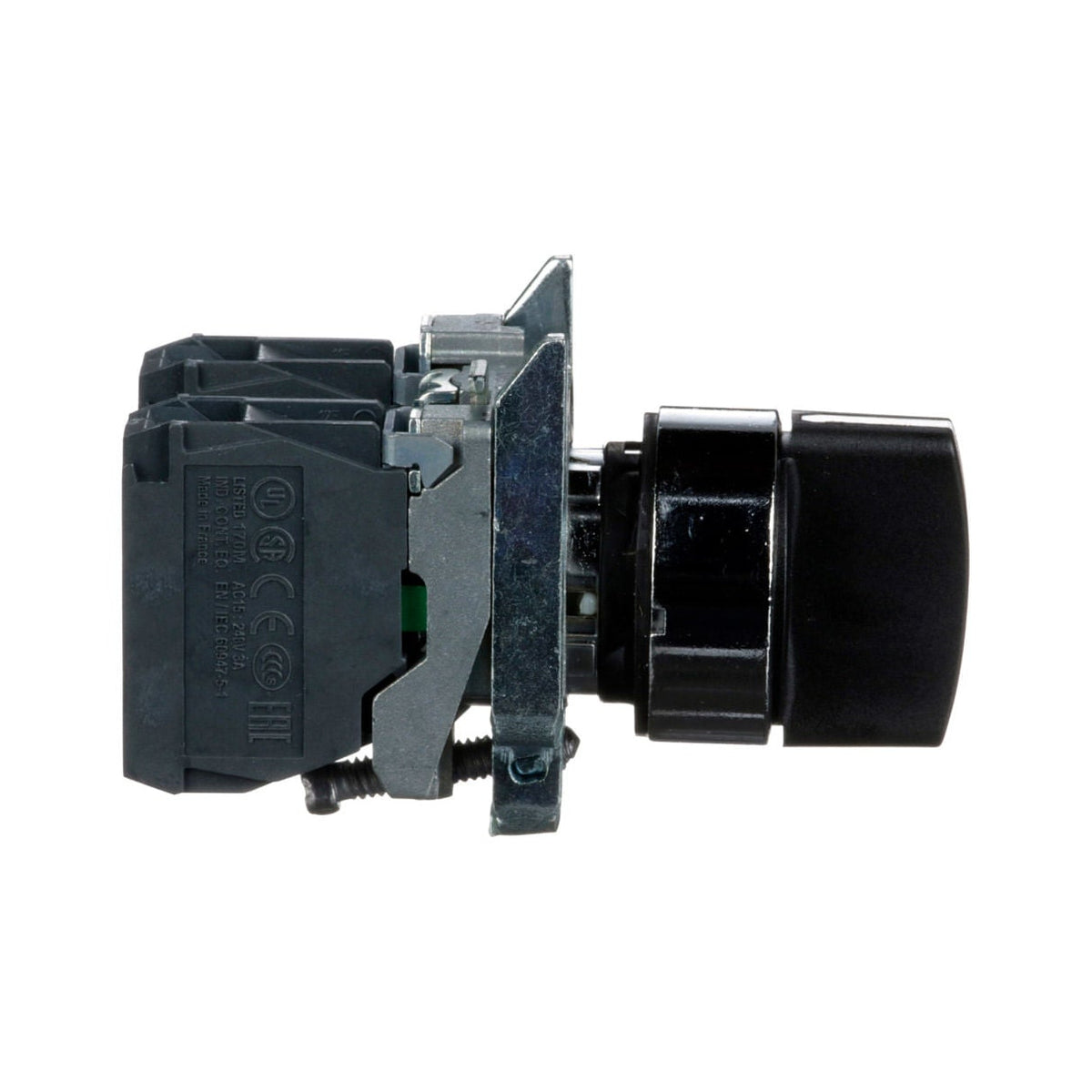 Selector Schneider Electric Harmony XB4BD33, 3 Posiciones, Negro, 22 mm, 2 NA - imagen 2