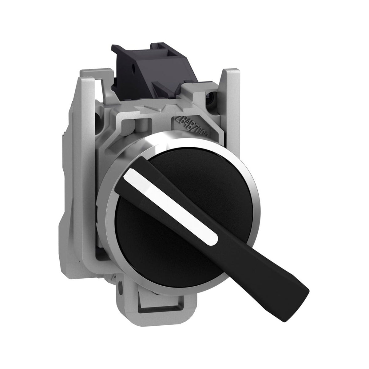 Selector Schneider Electric Harmony XB4BJ33, 3 Posiciones, Mango Largo, Negro, 22 mm, 2 NA