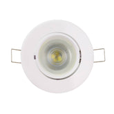 Luminario Led Spot Gu10 5W 6500K Redondo Empotrar
