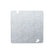 Tapa Ciega Cuadrada Hubbell 4-11/16 pulg, Acero Galvanizado, con Knockout de 1/2 pulg - imagen 3