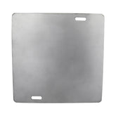 Tapa Plana de Acero Galvanizado Maquilados Rojas para Caja Cuadrada de 1 1/2 Pulgadas