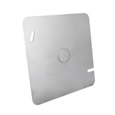 Tapa Plana Maquilados Rojas de Acero Galvanizado para Caja Cuadrada de 1 1/4 Pulgadas - imagen 2