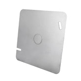 Tapa Plana Maquilados Rojas de Acero Galvanizado para Caja Cuadrada de 1 1/4 Pulgadas - imagen 3