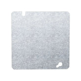 Tapa Ciega Cuadrada Hubbell 4-11/16 pulg, Acero Galvanizado, con Knockout de 1/2 pulg - imagen 3