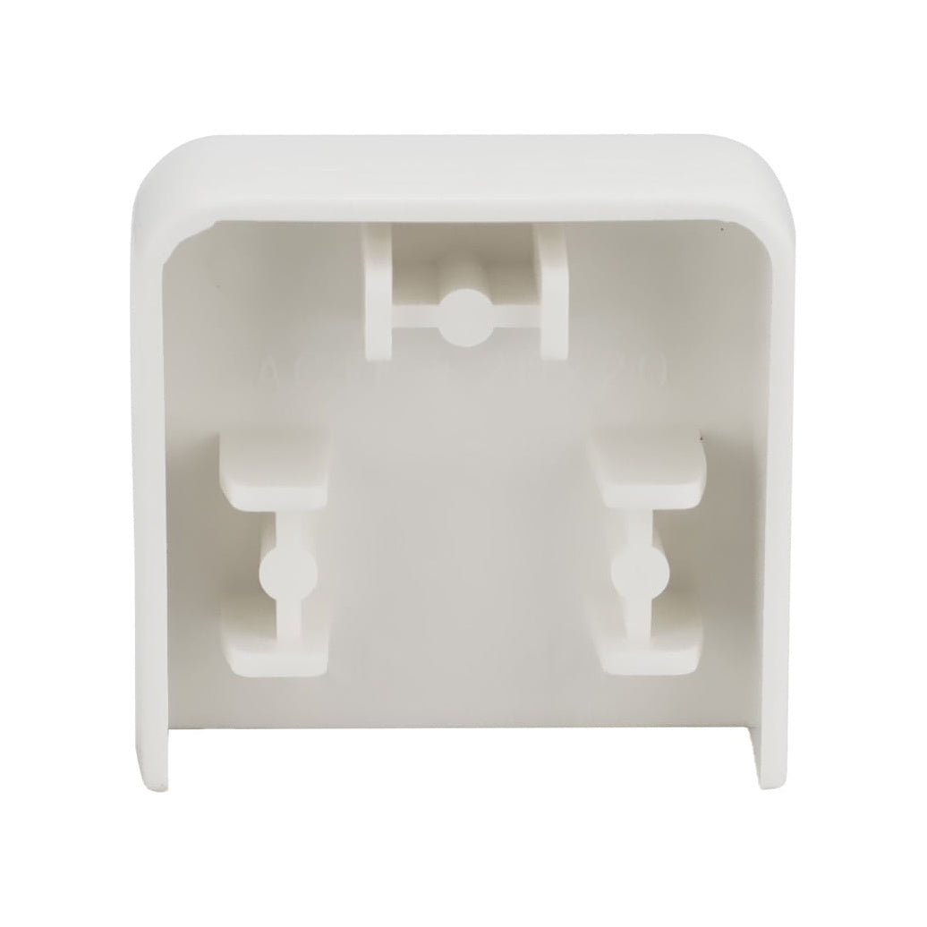 Tapa Final para Canaleta Schneider Electric 20x20 mm Blanco