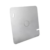 Tapa Plana Maquilados Rojas de Acero Galvanizado para Caja Cuadrada de 1 1/4 Pulgadas - imagen 2