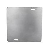 Tapa Plana de Acero Galvanizado Maquilados Rojas para Caja Cuadrada de 1 1/2 Pulgadas