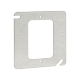 Tapa Plana de Acero Crouse Hinds 4x4 para 1 Dispositivo