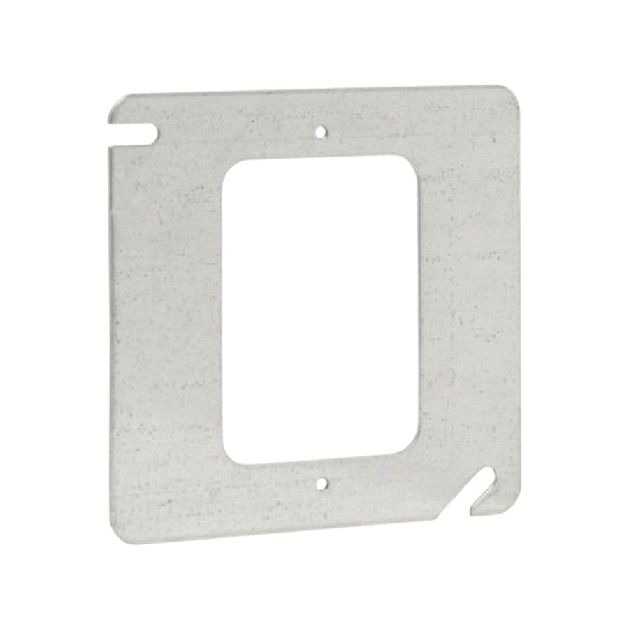 Tapa Plana de Acero Crouse Hinds 4x4 para 1 Dispositivo