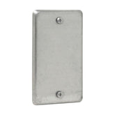 Tapa Plana Ciega de Acero Crouse Hinds 4x2 1/8 pulg para Handy Box