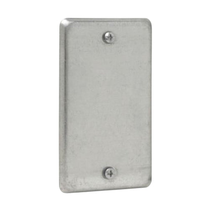 Tapa Plana Ciega de Acero Crouse Hinds 4x2 1/8 pulg para Handy Box