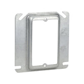 Tapa Realzada de Acero Crouse Hinds 4x4 con Levante 1/4 pulg