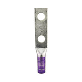 Zapata Ponchable Burndy HYLUG™ Cañón Largo 2 Barrenos 4/0 AWG, Barreno 1/2 Pulgada