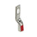 Zapata Ponchable Burndy HYLUG™ Cañón Corto 8 AWG, Barreno 1/4 Pulgada - imagen 2